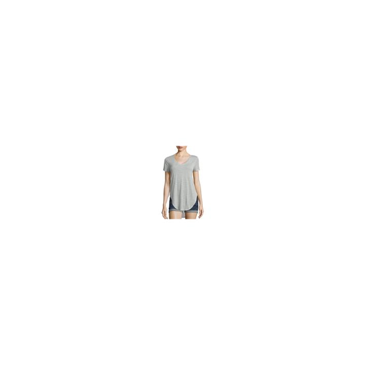 Arizona Circle-hem Boyfriend Soft Tee - Juniors