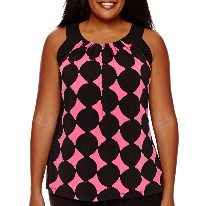 Worthington Colorblocked Tank Top - Plus