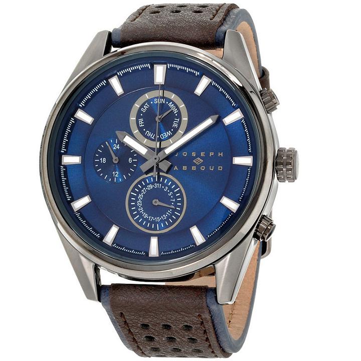 Joseph Abboud Mens Two Tone Strap Watch-ja3205bk648-030