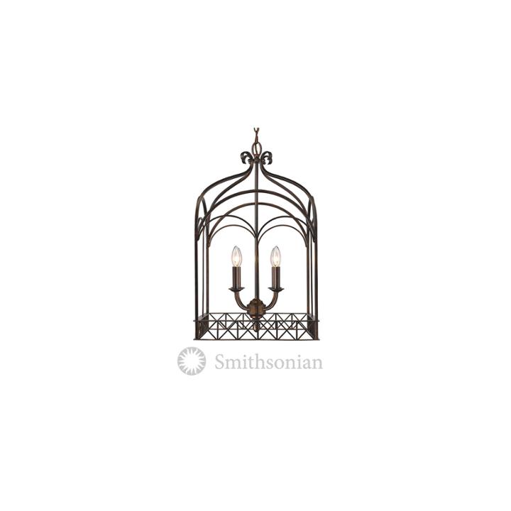 Gateway 4-light Pendant In Fired Bronze