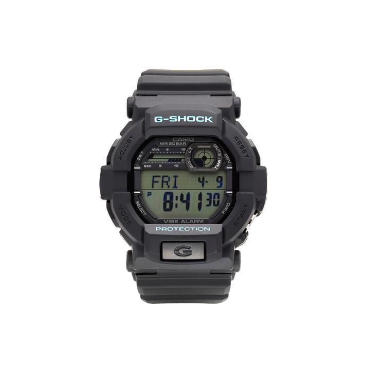 Casio G-shock Mens Black And Blue Auto Led Strap Watch Gd350-1c