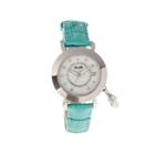 Bertha Womens Hannah Mother-of-pearl Turquoise Leather-band Watch With Datebthbr5601