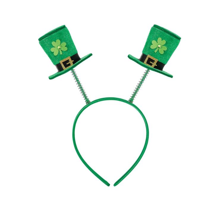 St. Patrick's Day Top Hat Boppers Adult Headband