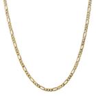 Solid Figaro 16 Inch Chain Necklace