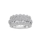 Diamond Blossom 1 Ct. T.w. Diamond Ring In Sterling Silver
