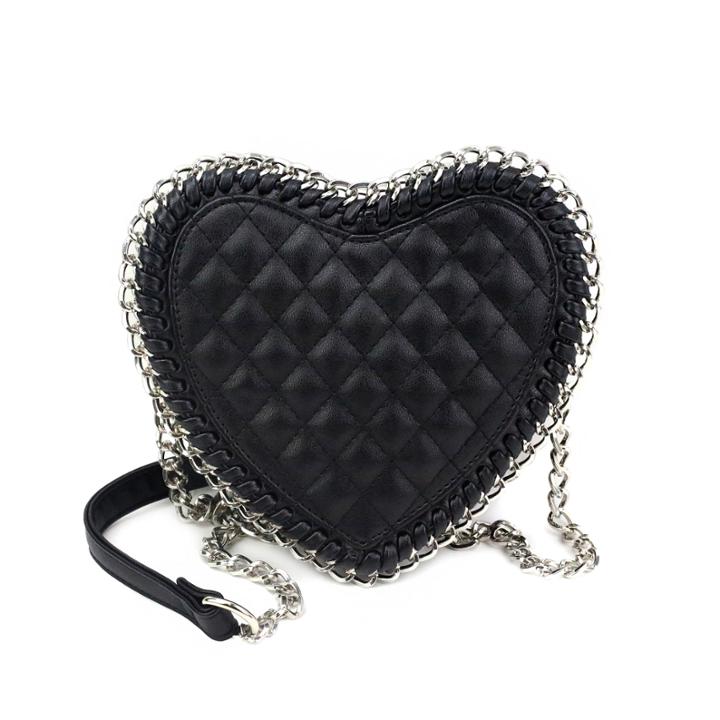 Olivia Miller Alura Chain Wrapped Heart Crossbody Bag