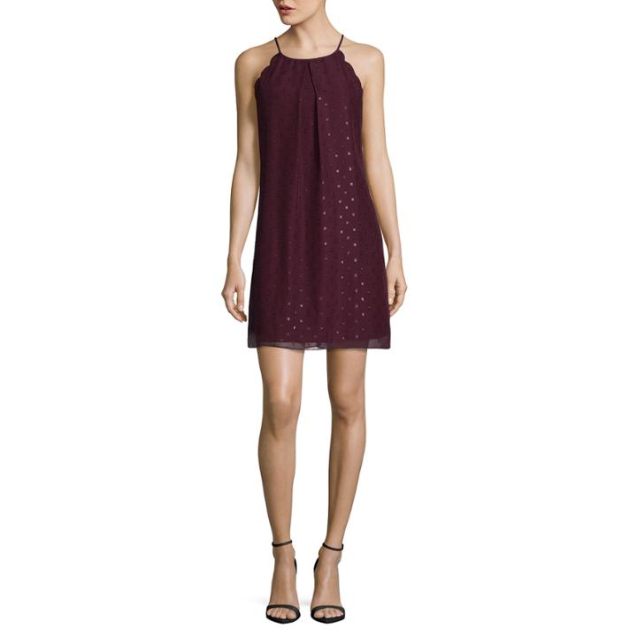 By & By Sleeveless Dots A-line Dress-juniors