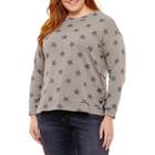 Long Sleeve Star Pullover With Side Ties-plus