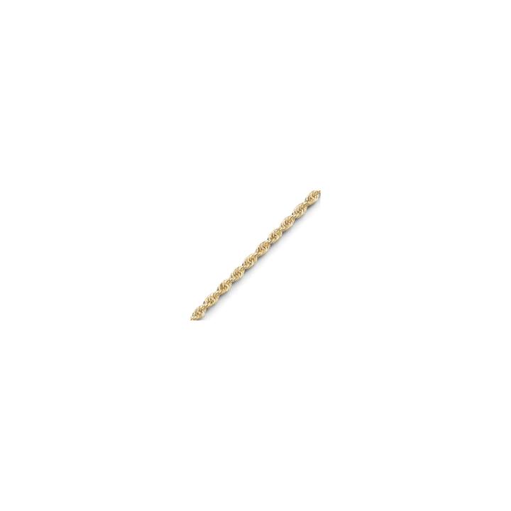 10k Gold 18-22 3mm Rope Chain Necklace