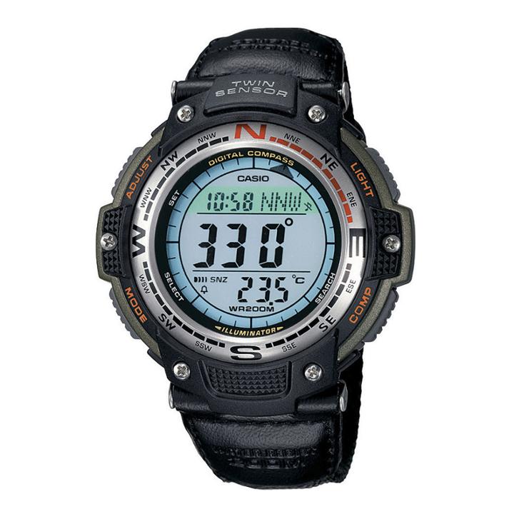 Casio Twin Sensor Mens Compass/thermometer Digital Sport Watch Sgw100b-3v