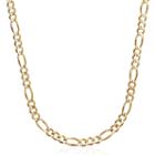 Made In Italy 14k Yellow Gold Solid 22 In Figaro Necklace