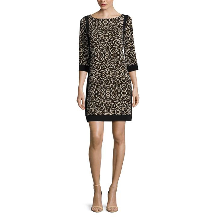 Nicole By Nicole Miller 3/4-sleeve Shift Dress