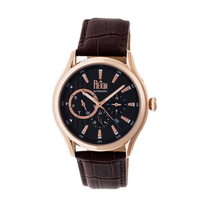 Reign Unisex Brown Strap Watch-reirn1506