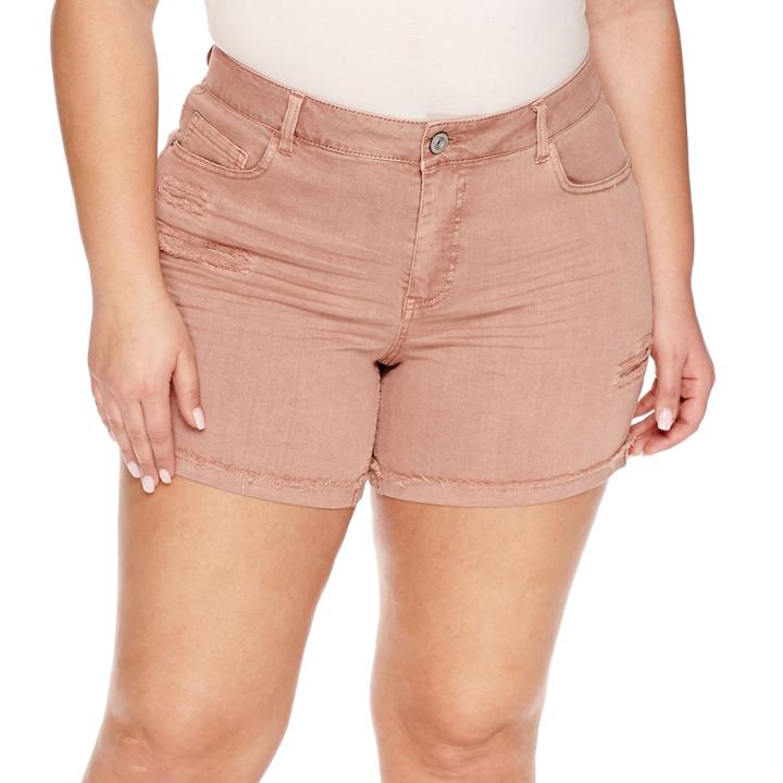 Vanilla Star Midi Shorts-juniors Plus