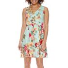 Tiana B. Sleeveless Floral Fit-and-flare Dress - Petite