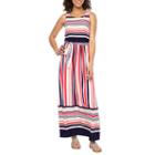 Studio 1 Sleeveless Stripe Maxi Dress