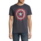 Short Sleeve Captain America Graphic T-shirt