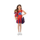 Cheer Team Child Costume With Matching 18 Doll Costume