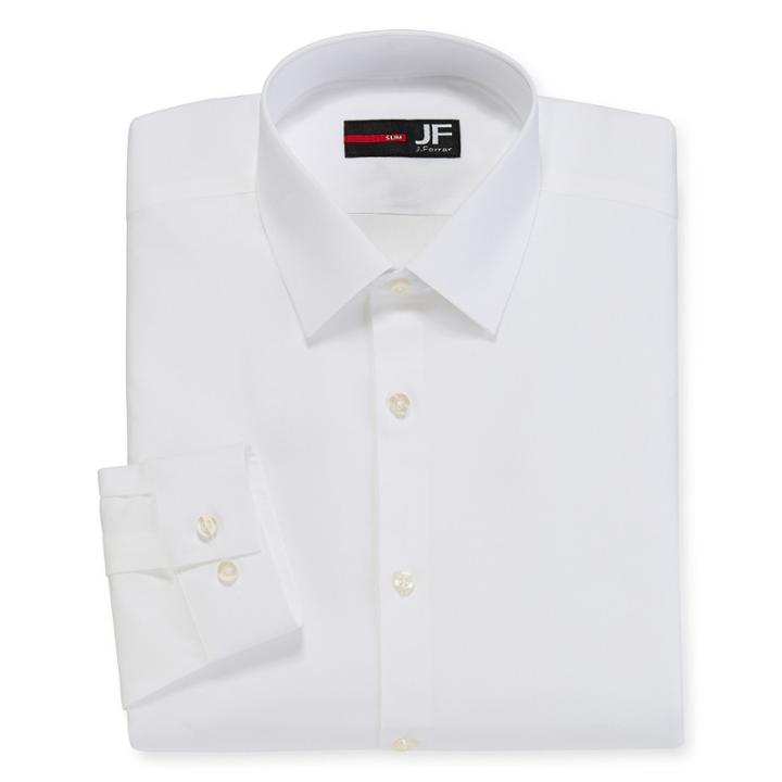 Jf J. Ferrar Cotton Stretch Dress Shirt - Slim Fit