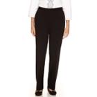 Alfred Dunner Casual Friday French Terry Flat Front Pants