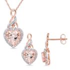 Womens 2-pc. 1/5 Ct. T.w. Pink Morganite 10k Gold Jewelry Set