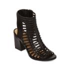 A.n.a Lori Caged Chunky Heel Sandals