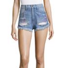 People Need Kindness 2 1/2 Denim Shorts-juniors