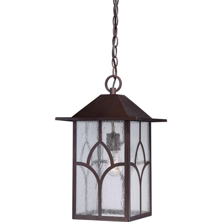 Filament Design 1-light Claret Bronze Outdoor Hanging Lantern