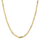 Mens Stainless Steel & Gold-tone Ip 24 3mm Link Chain