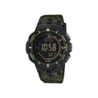 Casio Pro Trek Tough Solar Triple Sensor Mens Green Camo Sport Watch Prg300cm-3