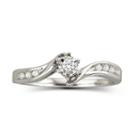 Diamond-accent Sterling Silver Promise Ring