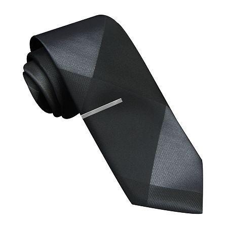 Jf J. Ferrar Pieced Panel Skinny Tie