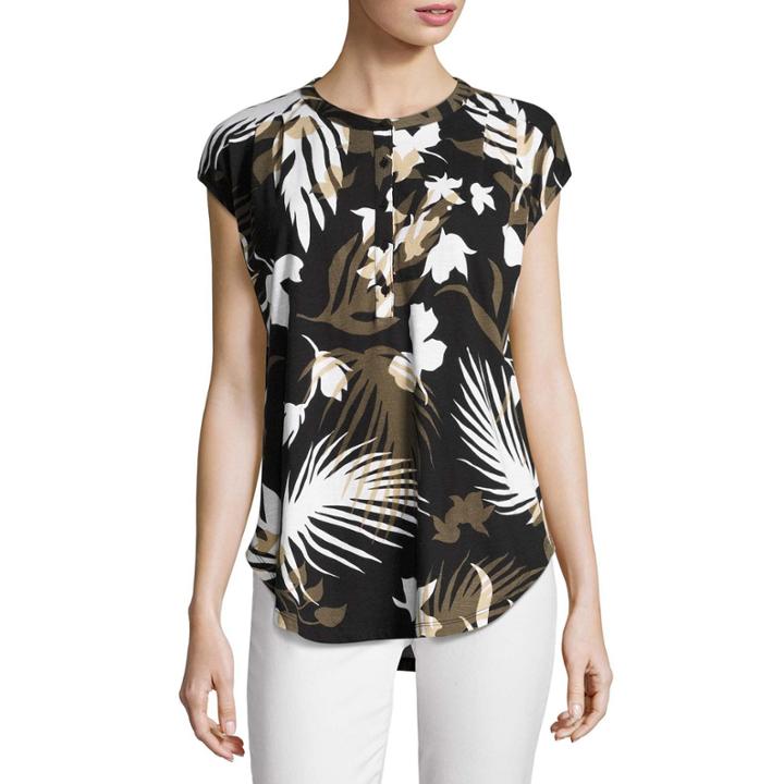 Liz Claibornedolman Henley Shirt