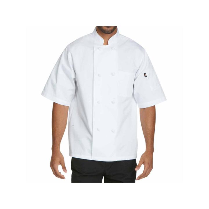 Dickies Unisex Classic Knot Button Chef Coat