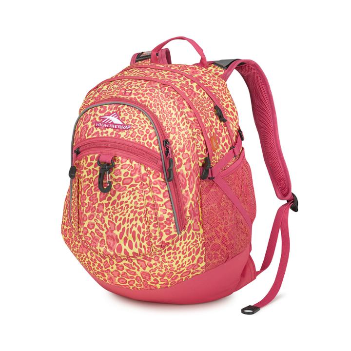 High Sierra Fatboy Electric Leopard Backpack