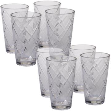 Certified International Acrylic Ice Tea Tumbler Glass