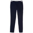 French Toast Contrast Elastic Waist Pull-on Pant
