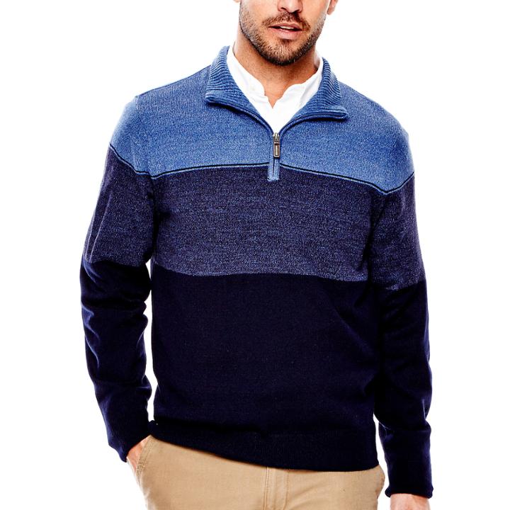Dockers Soft Acrylic Colorblock Sweater