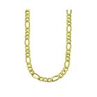 Limited Quantities! 10k Yellow Gold Solid Figaro 22 Chain Necklace
