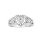 I Said Yes&trade; 1/2 Ct. T.w. Diamond Heart-shaped 10k White Gold Bridal Ring