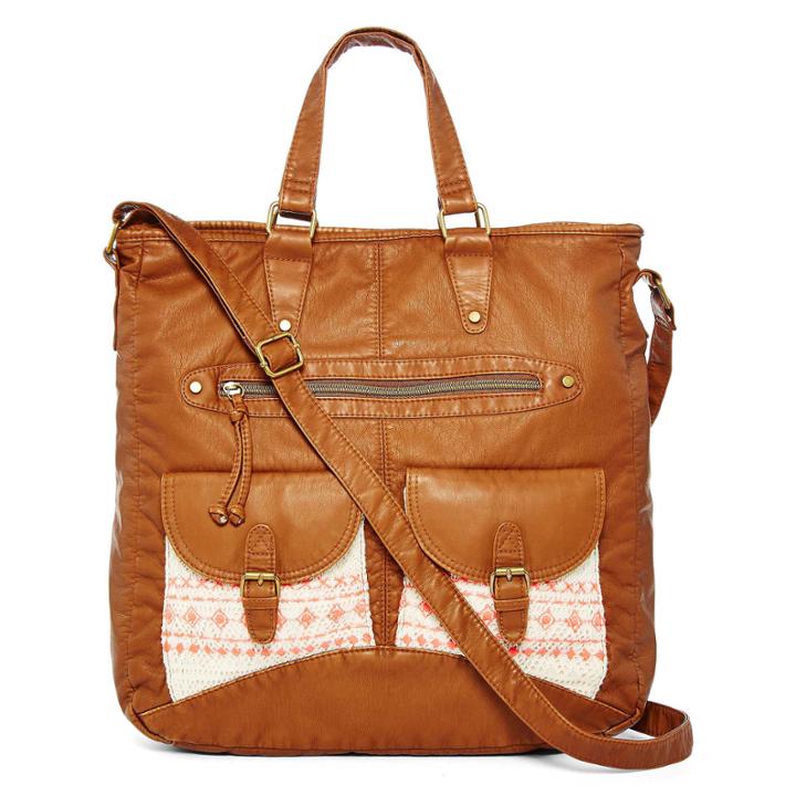 T-shirt & Jeans&trade; Washed Double-pocket Tote