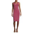 Decree Lattice Front Bodycon Dress - Juniors