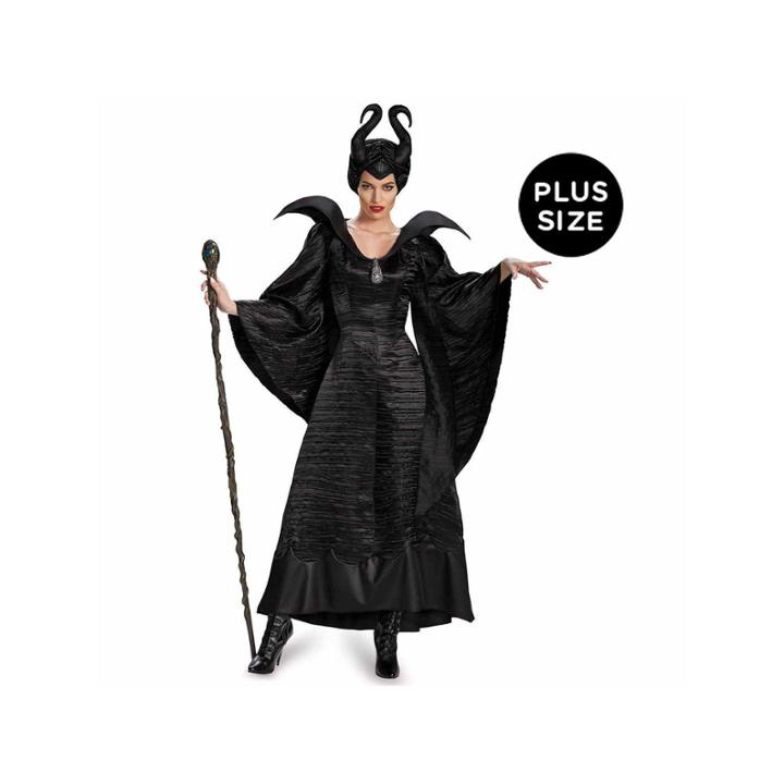Maleficent Deluxe Christening Black Gown Adult Plus Costume