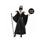 Maleficent Deluxe Christening Black Gown Adult Plus Costume