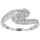 Two Forever Womens 1/2 Ct. T.w. Genuine Diamond White Engagement Ring