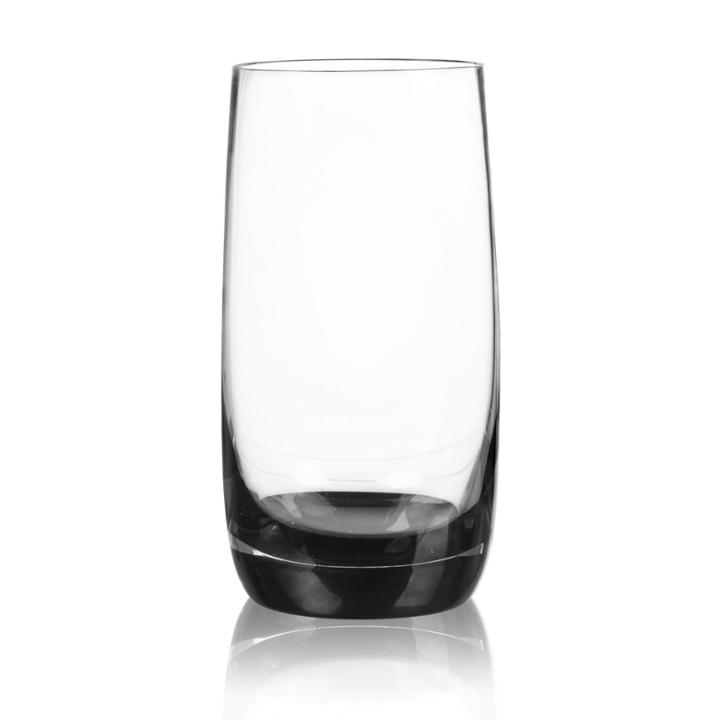 Qualia Glass Ebony 4-pc. Highball Glasses