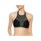 Xersion High Neck Swimsuit Top