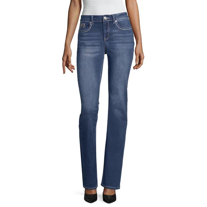 Love Indigo Cross Pocket Jean - Tall