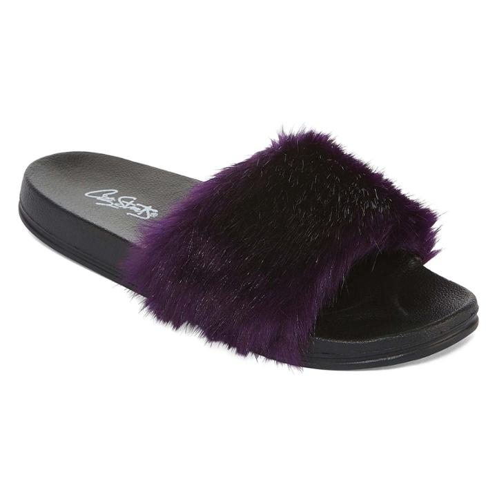 City Streets Tammy Womens Slide Sandals
