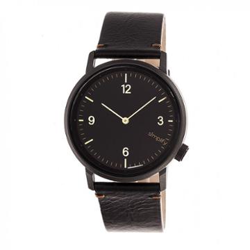 Simplify Unisex Black Strap Watch-sim5502